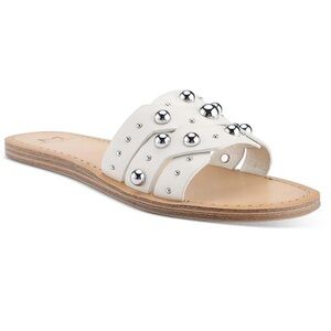 Marc Fisher Paxton Embellished Flat Sandals